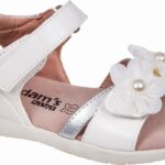 Adams Άσπρο Πέδιλο με λουλούδια