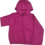 Polo Φούξια Αντιανεμικό Μπουφάν με Κουκούλα