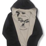 Polo Μαύρο Αντιανεμικό Μπουφάν με Κουκούλα