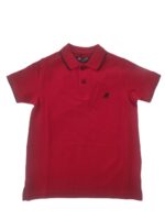 Polo Κόκκινη Κοντομάνικη με Γιακά Βαμβακερή