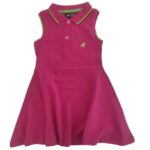 Polo Φούξια Φόρεμα Αμάνικο
