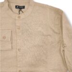 Polo Μπεζ Πουκάμισο Λινό