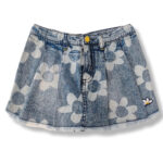 TUC TUC Μπλε Τζιν Σορτσάκι-Φούστα Με Λουλούδια