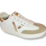 ASSO Sneakers Δώρο Κοκαλάκι Άσπρο - Χρυσό