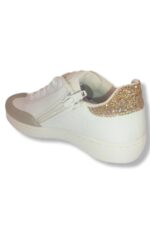 ASSO Sneakers Δώρο Κοκαλάκι Άσπρο - Χρυσό