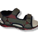 ZAK Γκρι - Μπλε - Κόκκινο Πέδιλα Με Σκρατς