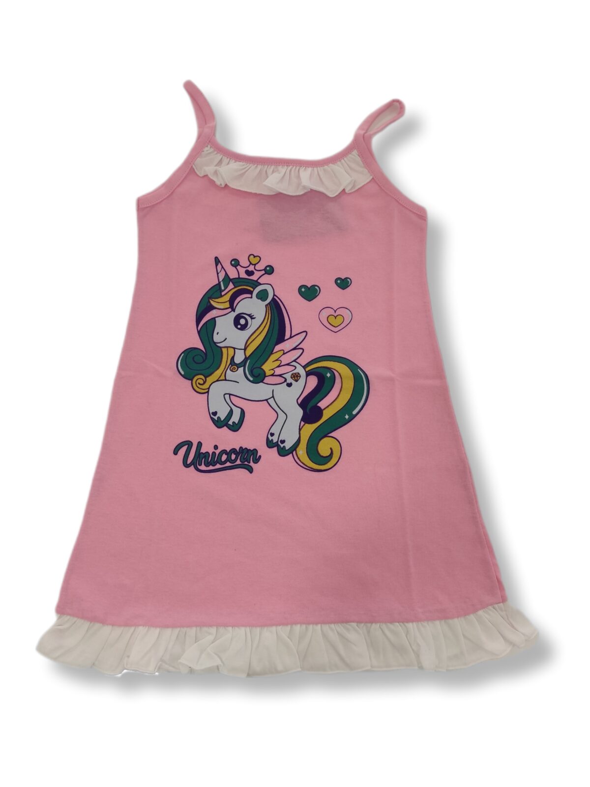 NATURA Ροζ Καλοκαιρινή Νυχτικιά Unicorn