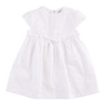 ELLEPI Άσπρο Φόρεμα Βαμβακερό