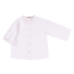 EMC Άσπρο Πουκάμισο Με Γιακά Μαο