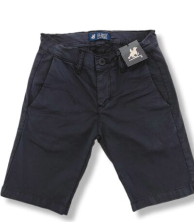 U.S. GRAND POLO EQUIPMENT & APPAREL Μπλε Σκούρο Βερμούδα Βαμβακερή