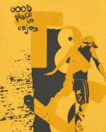 NATH Κίτρινο Κοντομάνικη Μπλούζα Με Στάμπα