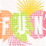 NATH Άσπρο - Ροζ Σετ Κοντομάνικη Μπλούζα-Σορτσάκι Με Στάμπα