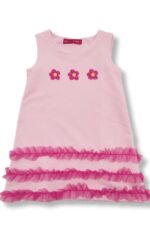 AGATHA RUIZ DE LA PRADA Ροζ Φόρεμα Αμάνικο με Ροζ Τούλι