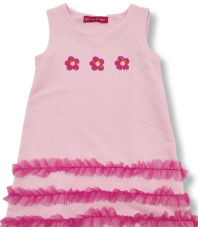 AGATHA RUIZ DE LA PRADA Ροζ Φόρεμα Αμάνικο με Ροζ Τούλι