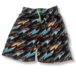 TORTUE Μαύρο-Μπλε Μαγιό Μποξεράκι Με Σχέδια