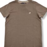 U.S. GRAND POLO EQUIPMENT & APPAREL Καφέ Κοντομάνικη Μπλούζα με Στάμπα πίσω