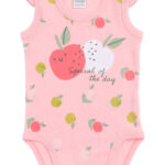 ELLEPI Ροζ - Σομόν 3 Φανελάκια Αμάνικα Σε 2 Διαφορετικά Σχέδια , Βαμβακερά