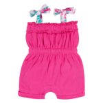EMC Φούξια Ολόσωμο Σορτσάκι με Ραντάκι