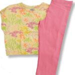 NATH Πολύχρωμο Σετ Μπλούζα-Κοντό Κολάν