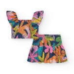 NATH Πολύχρωμο Σετ Ραντάκι-Φούστα Με Λάστιχο