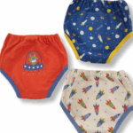 ELLEPI Πολύχρωμο 3 τεμ.Βρακάκια Εκπαιδευτικά Βαμβακερα Διάστημα