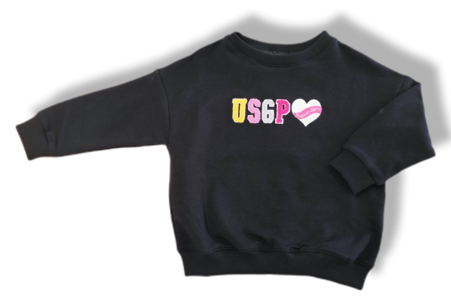 FG1406B Μπλούζα Φούτερ U.S. GRAND POLO EQUIPMENT & APPAREL - Image 1