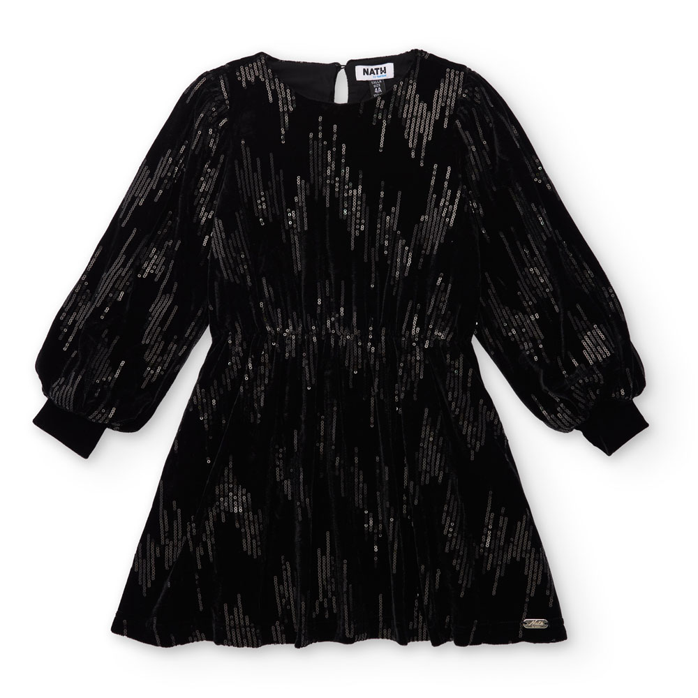 KG09D902X1_1 Φόρεμα Βελούδινο Παγιέτα NATH - Image 1